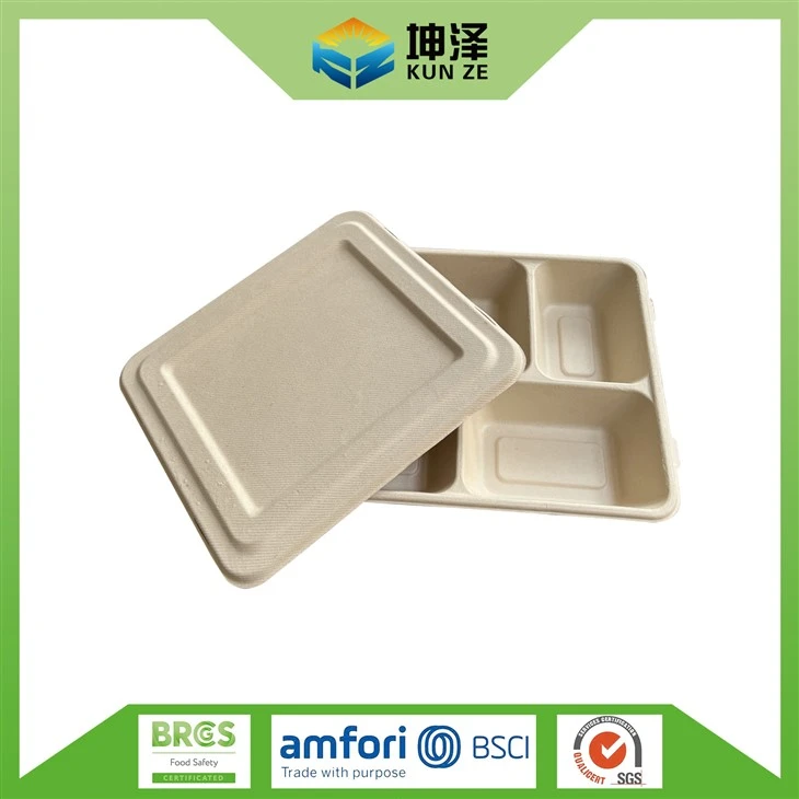 4 Compartment Disposable Food Container