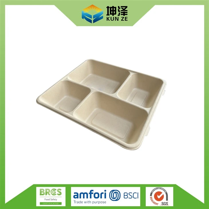 4 Compartment Disposable Food Container