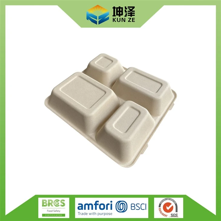 4 Compartment Disposable Food Container