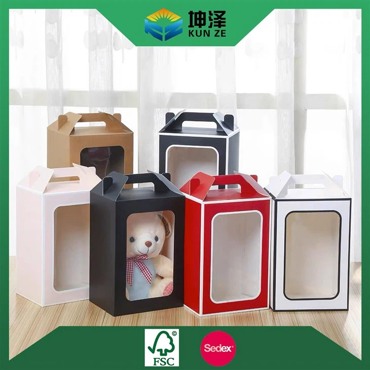 Cardboard Gift Box With Handle