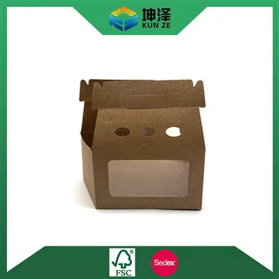 Kotak Kek Kertas Kraft