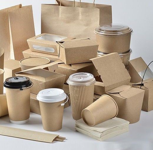 kraft paper tableware 01 kraft paper tableware 01